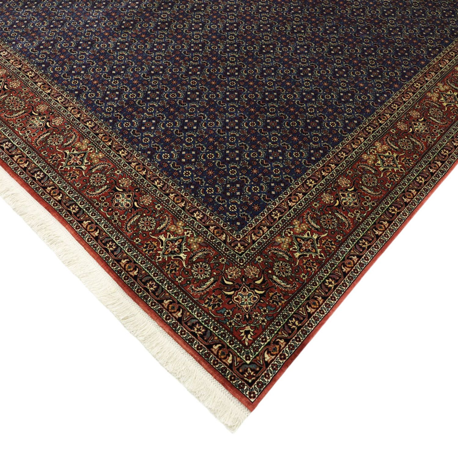 Perserteppich - Bidjar - Royal - 319 x 256 cm - dunkelblau