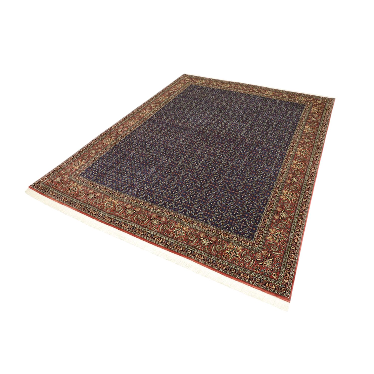 Perserteppich - Bidjar - Royal - 319 x 256 cm - dunkelblau