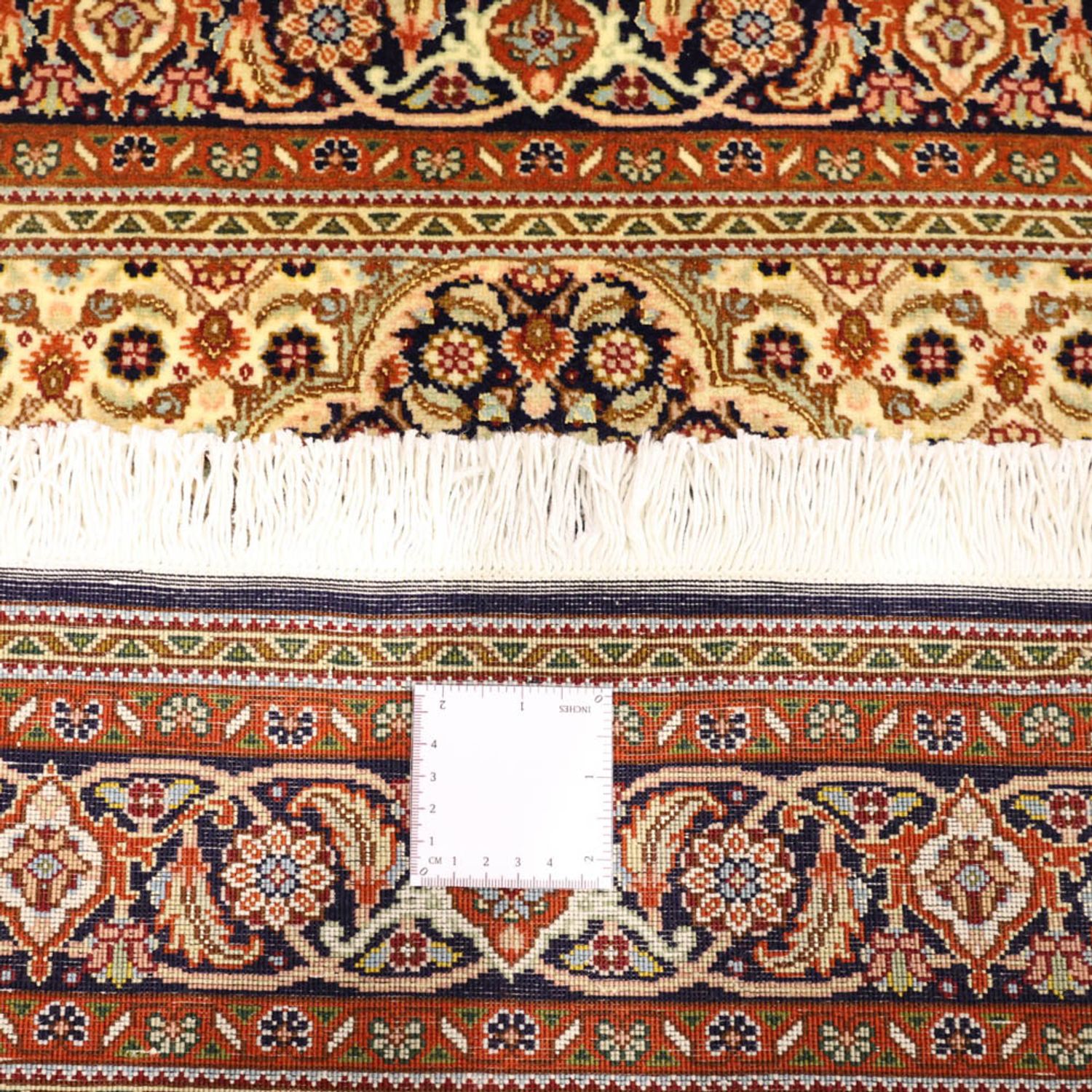 Perserteppich - Täbriz - Royal - Royal - 153 x 101 cm - dunkelbeige