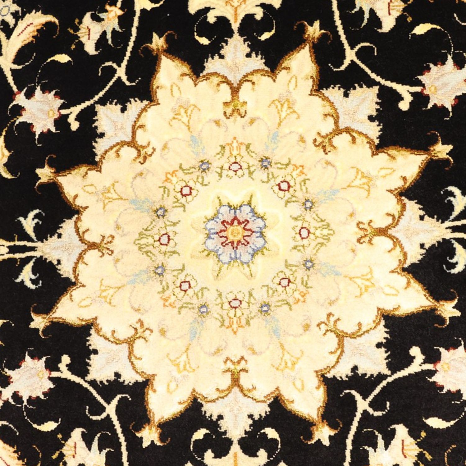Perserteppich - Täbriz - Royal - 152 x 99 cm - dunkelblau