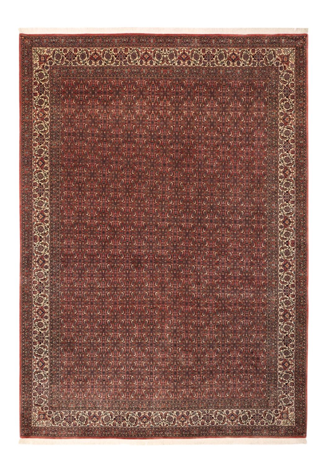 Dywan perski - Bijar - Royal - 350 x 256 cm - ciemna czerwień