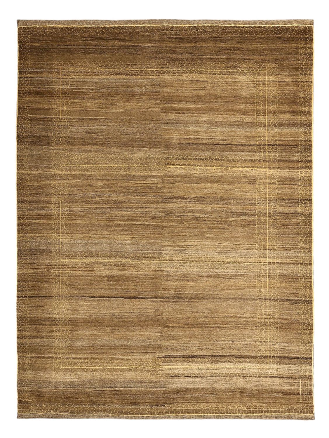 Gabbeh Koberec - Loribaft Perský - 227 x 173 cm - tmavě béžová