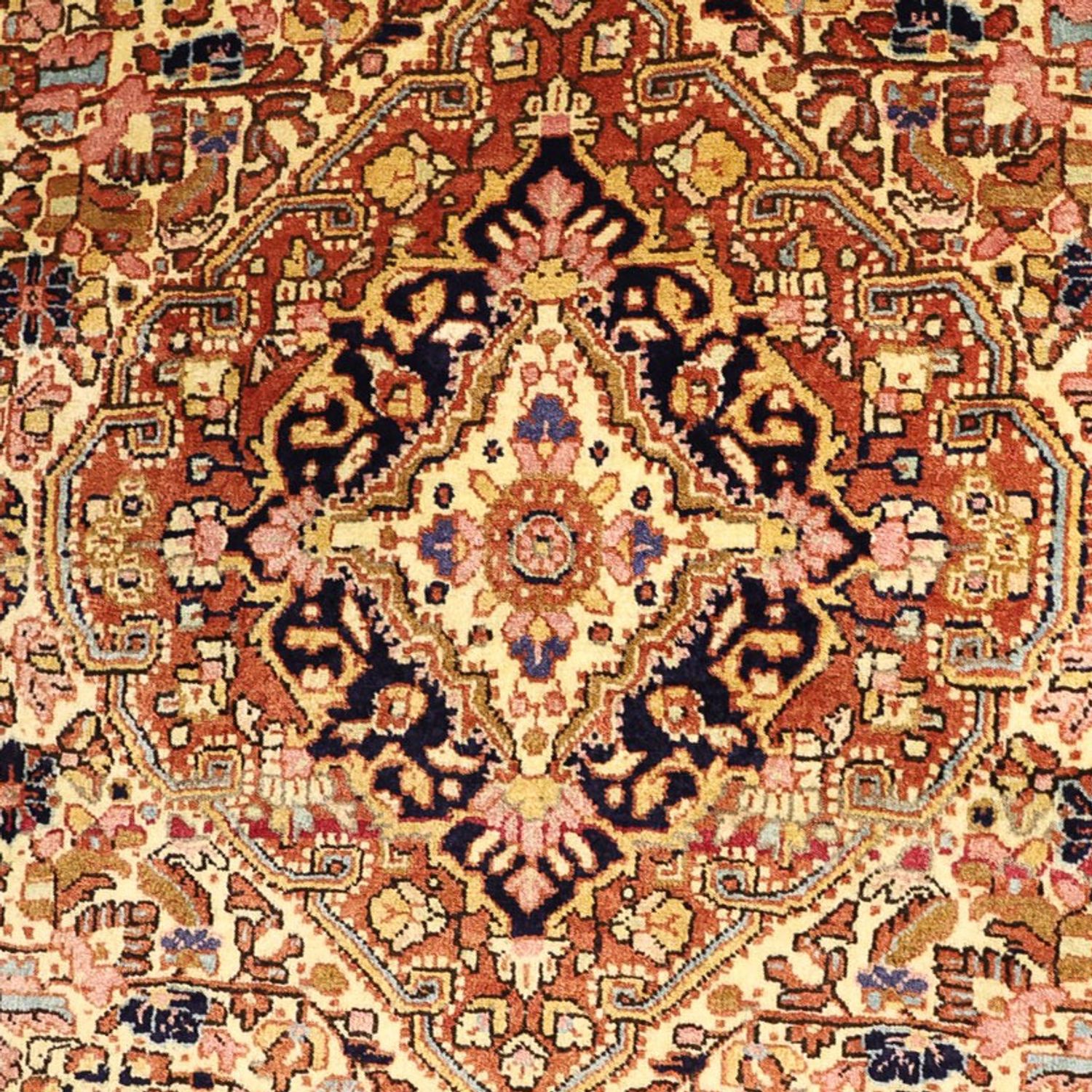 Perserteppich - Nomadic - 151 x 109 cm - hellbeige