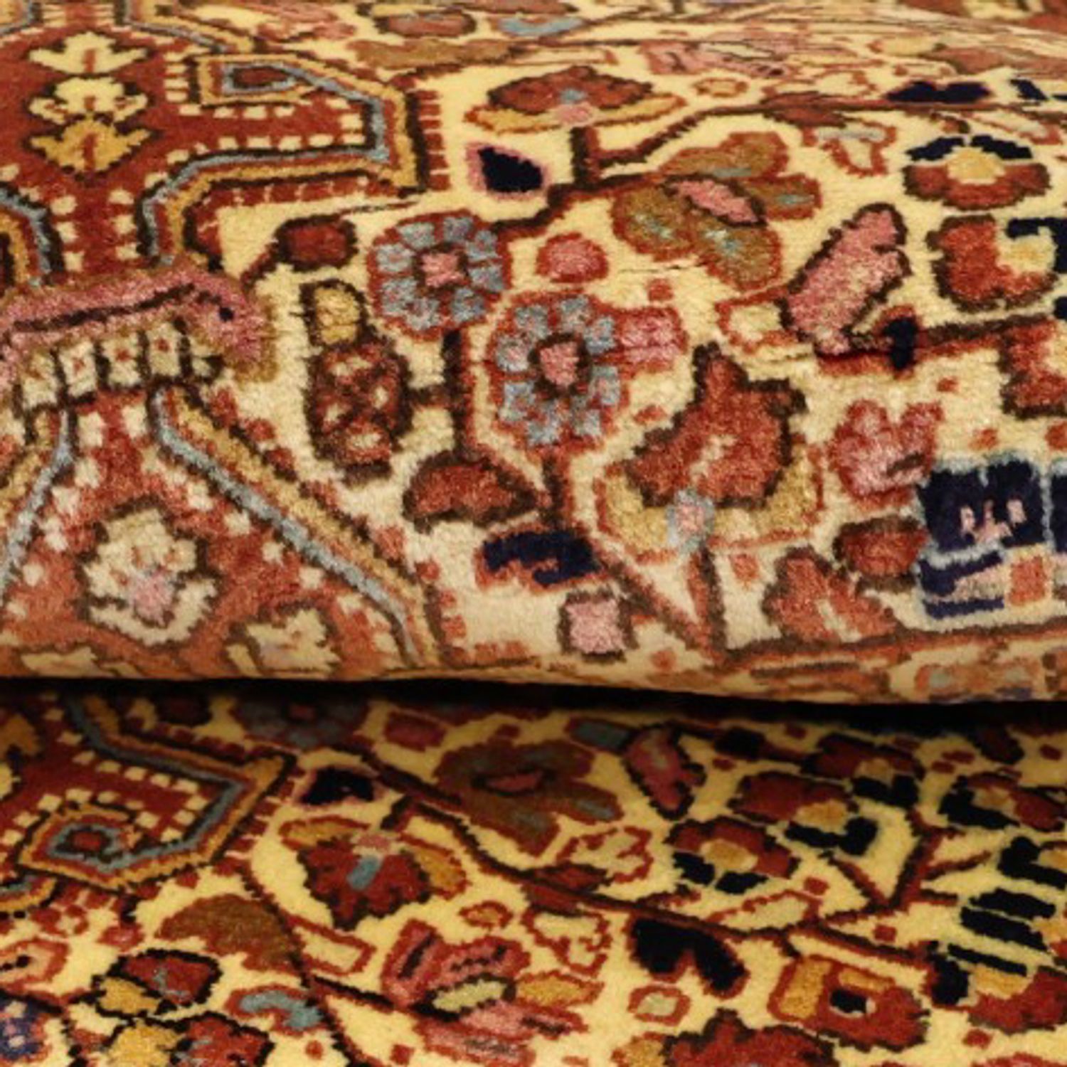 Perserteppich - Nomadic - 151 x 109 cm - hellbeige