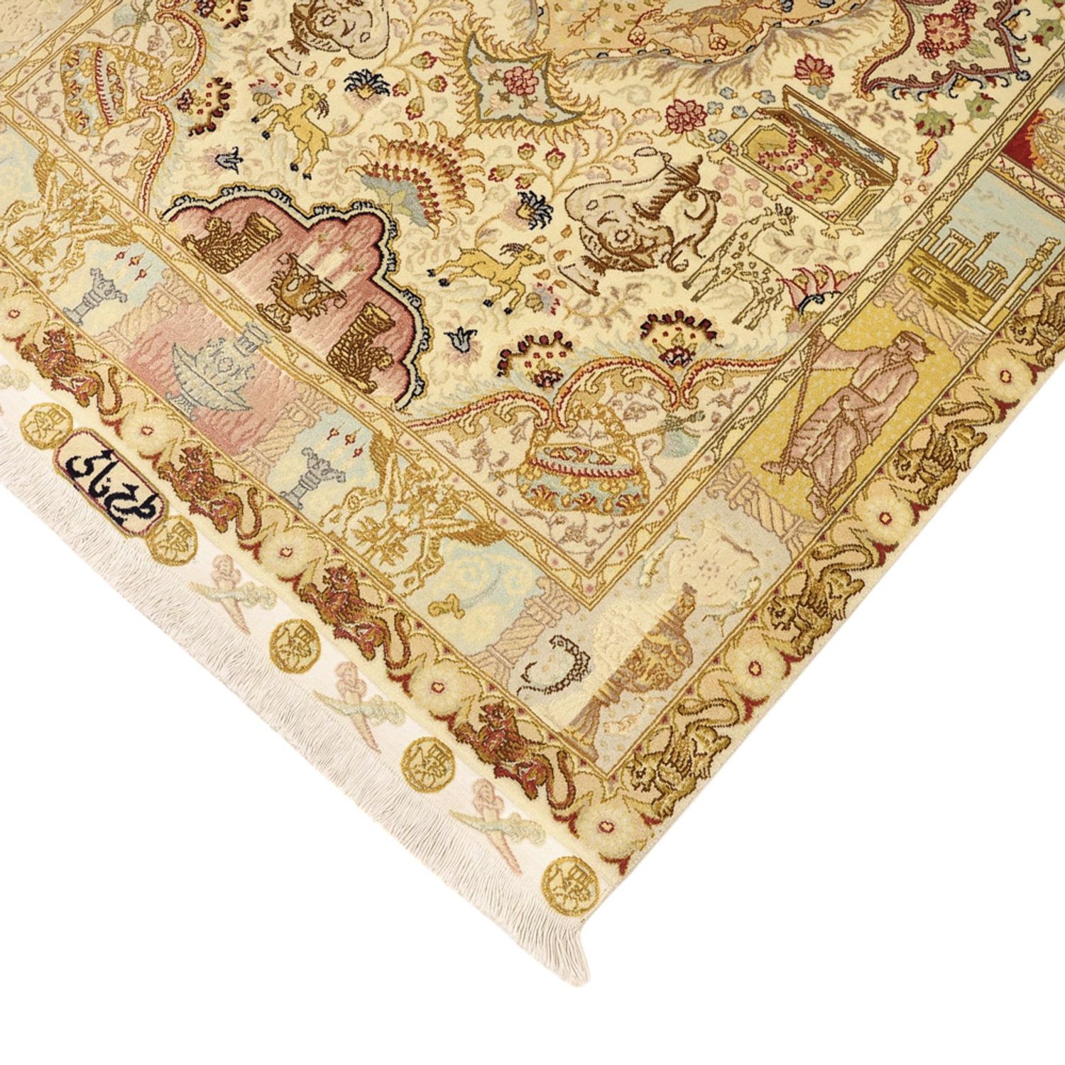 Perserteppich - Täbriz - Royal - Royal - 160 x 102 cm - sand