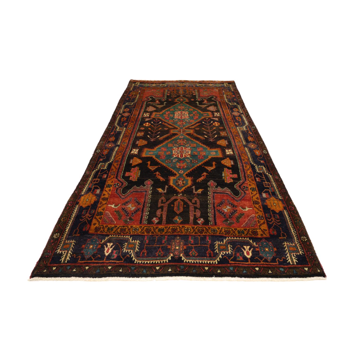 Perserteppich - Nomadic - 336 x 168 cm - mehrfarbig