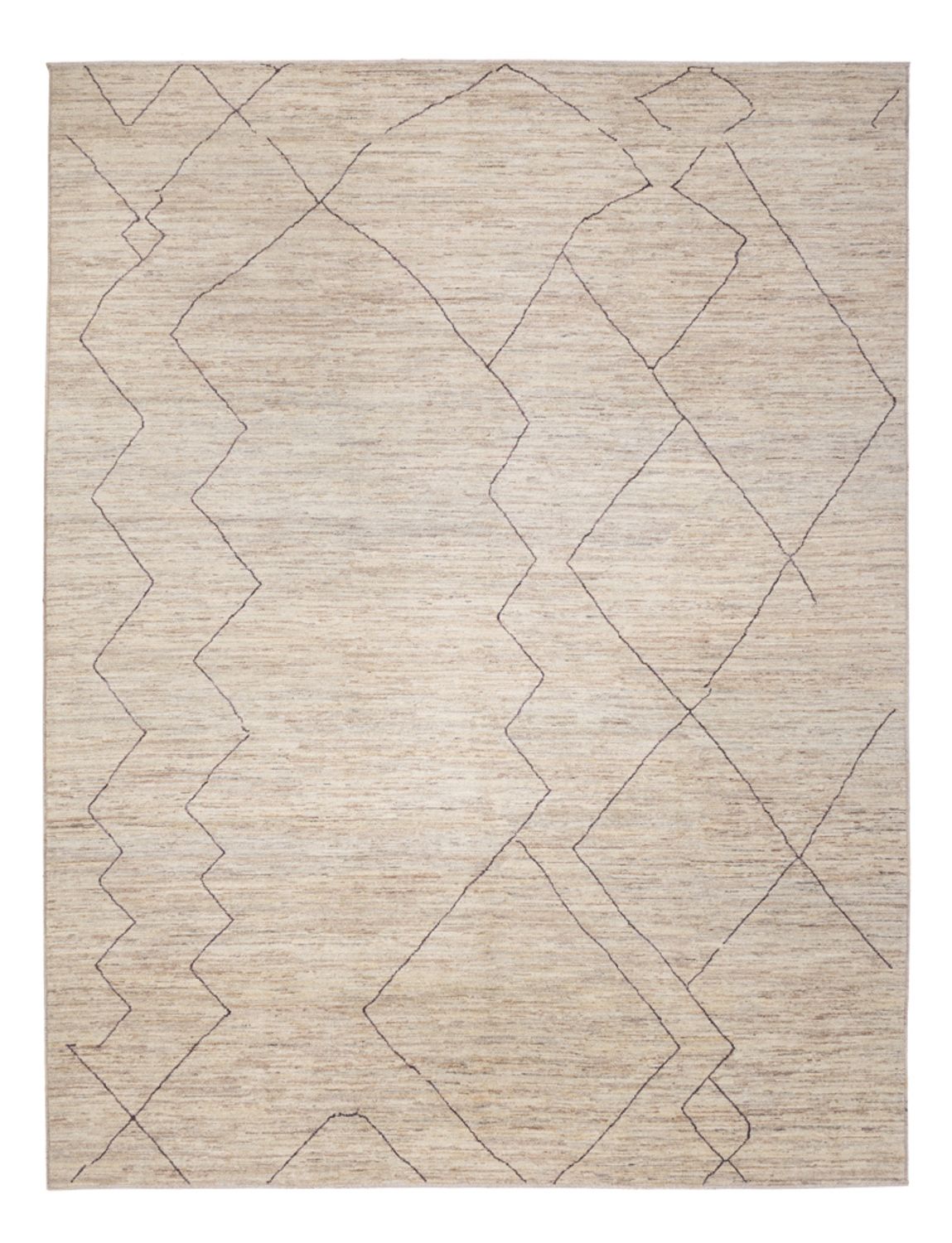 Berberský koberec - 362 x 276 cm - béžová