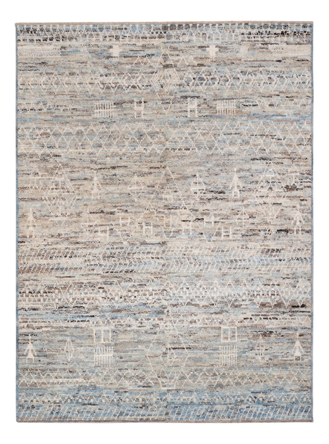 Alfombra bereber - 238 x 175 cm - beige oscuro