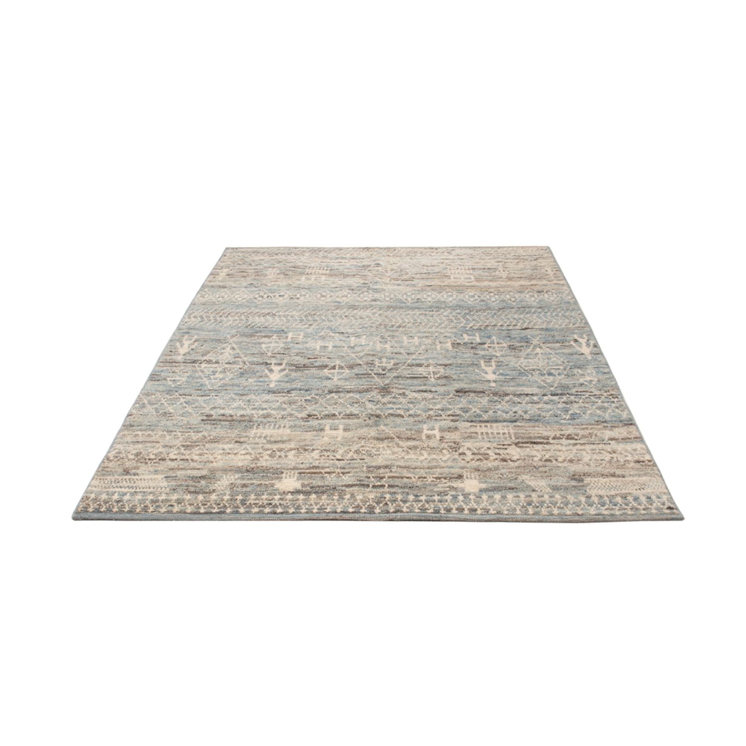 Alfombra bereber - 196 x 151 cm - multicolor