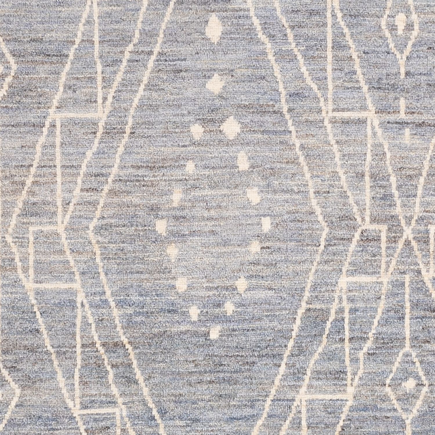 Berberský koberec - 208 x 148 cm - mořská modř