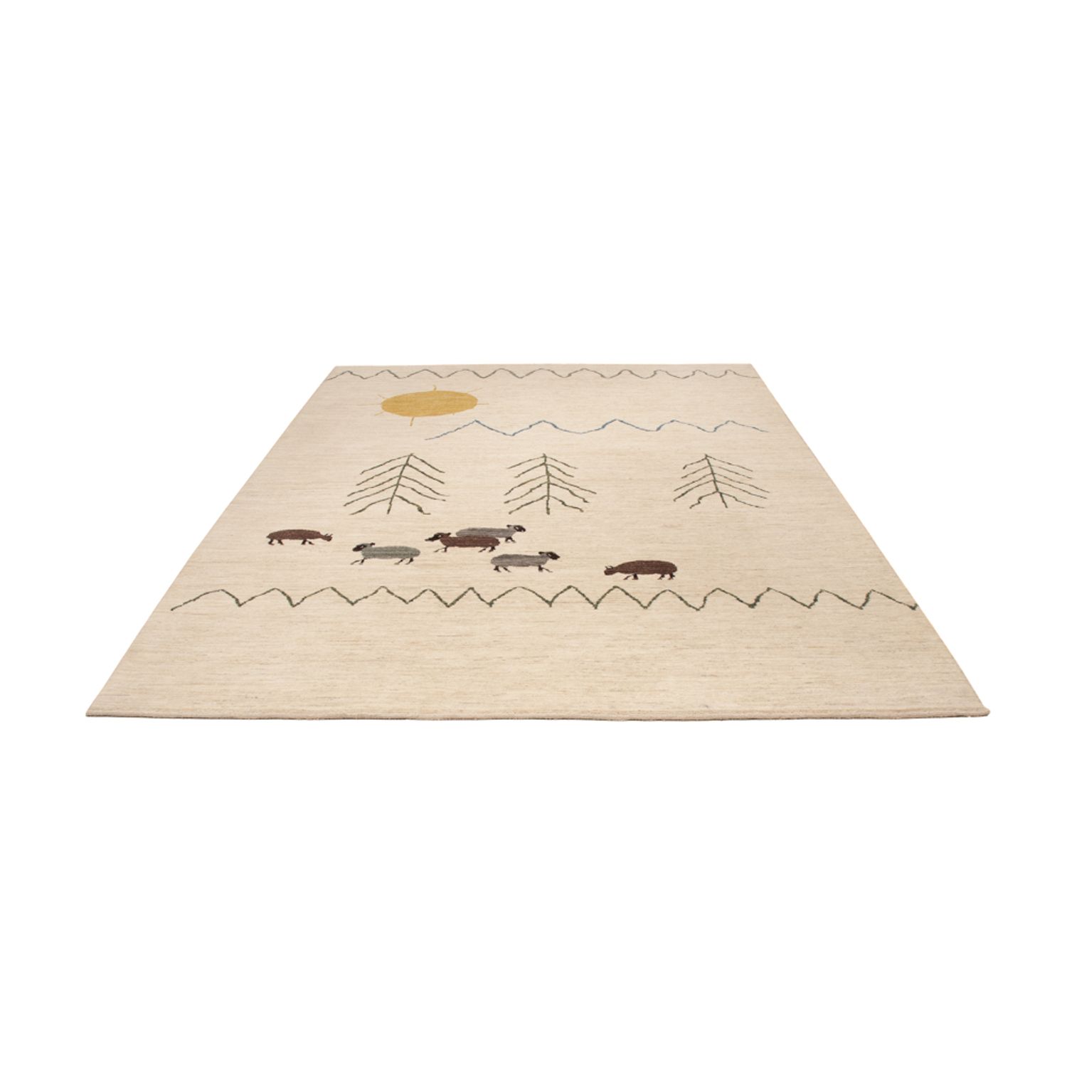 Alfombra bereber - 295 x 203 cm - natural