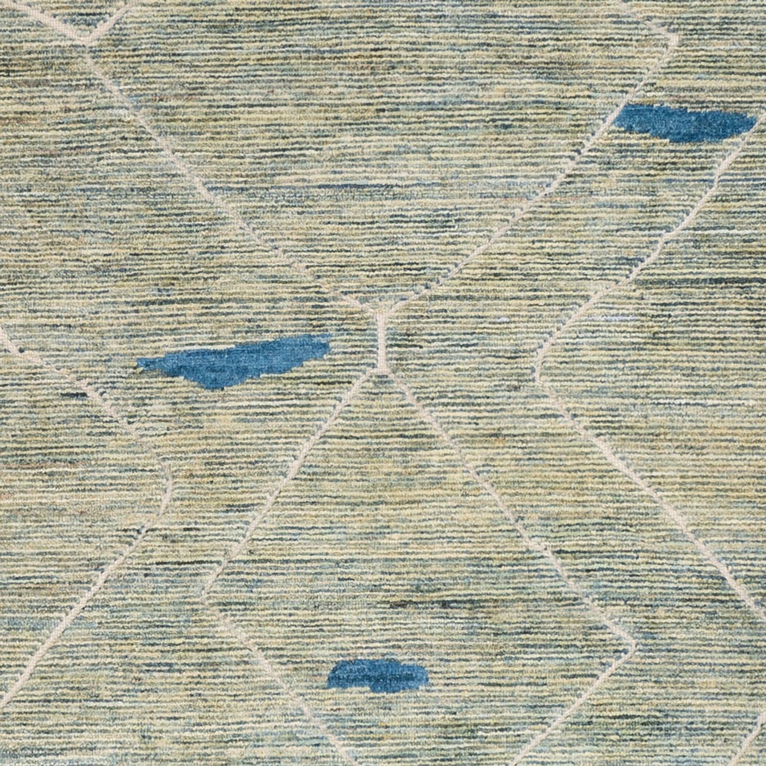 Alfombra bereber - 300 x 202 cm - verde claro