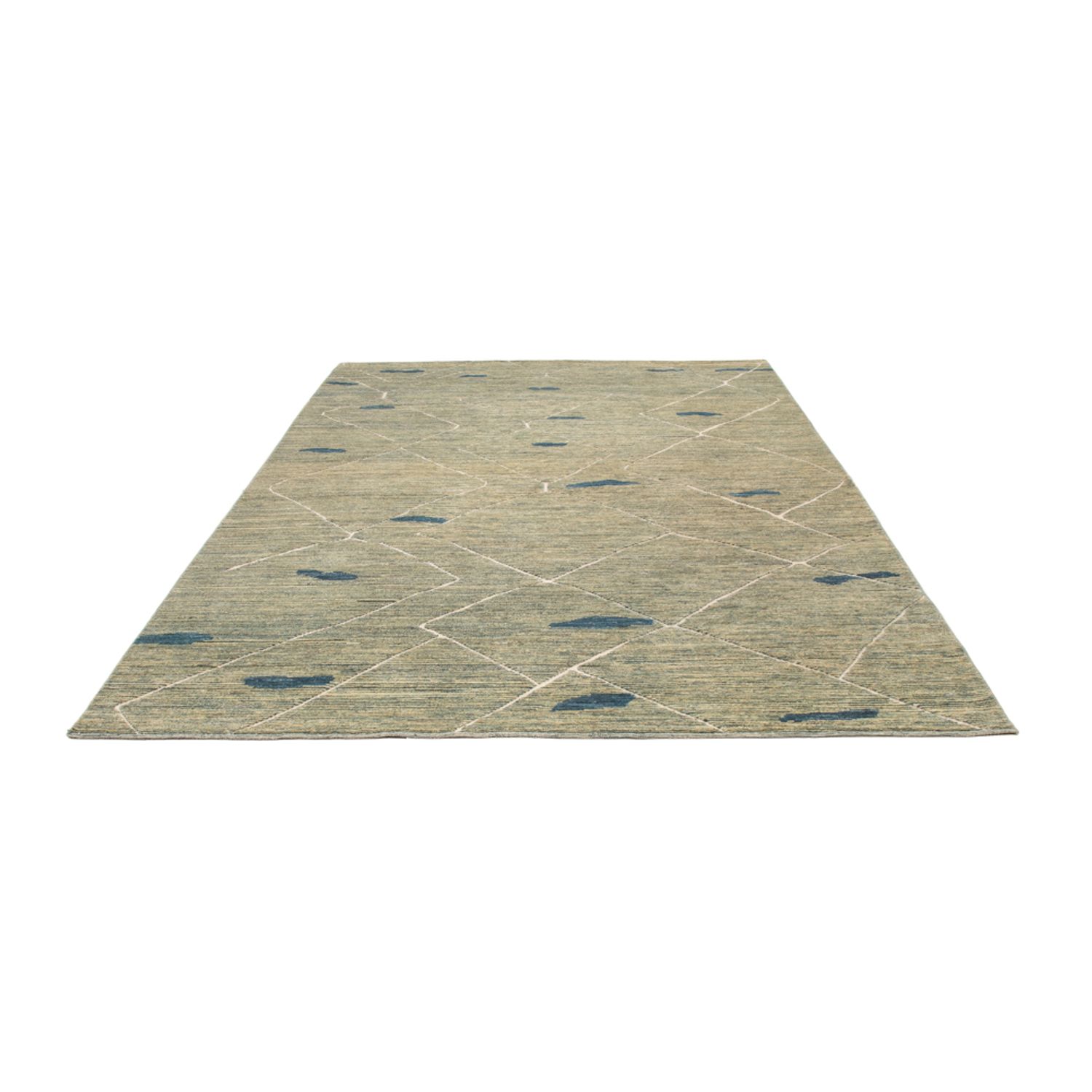 Alfombra bereber - 300 x 202 cm - verde claro