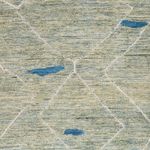 Alfombra bereber - 300 x 202 cm - verde claro