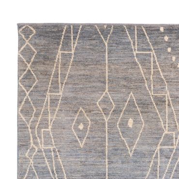 Berberský koberec - 245 x 173 cm - mořská modř