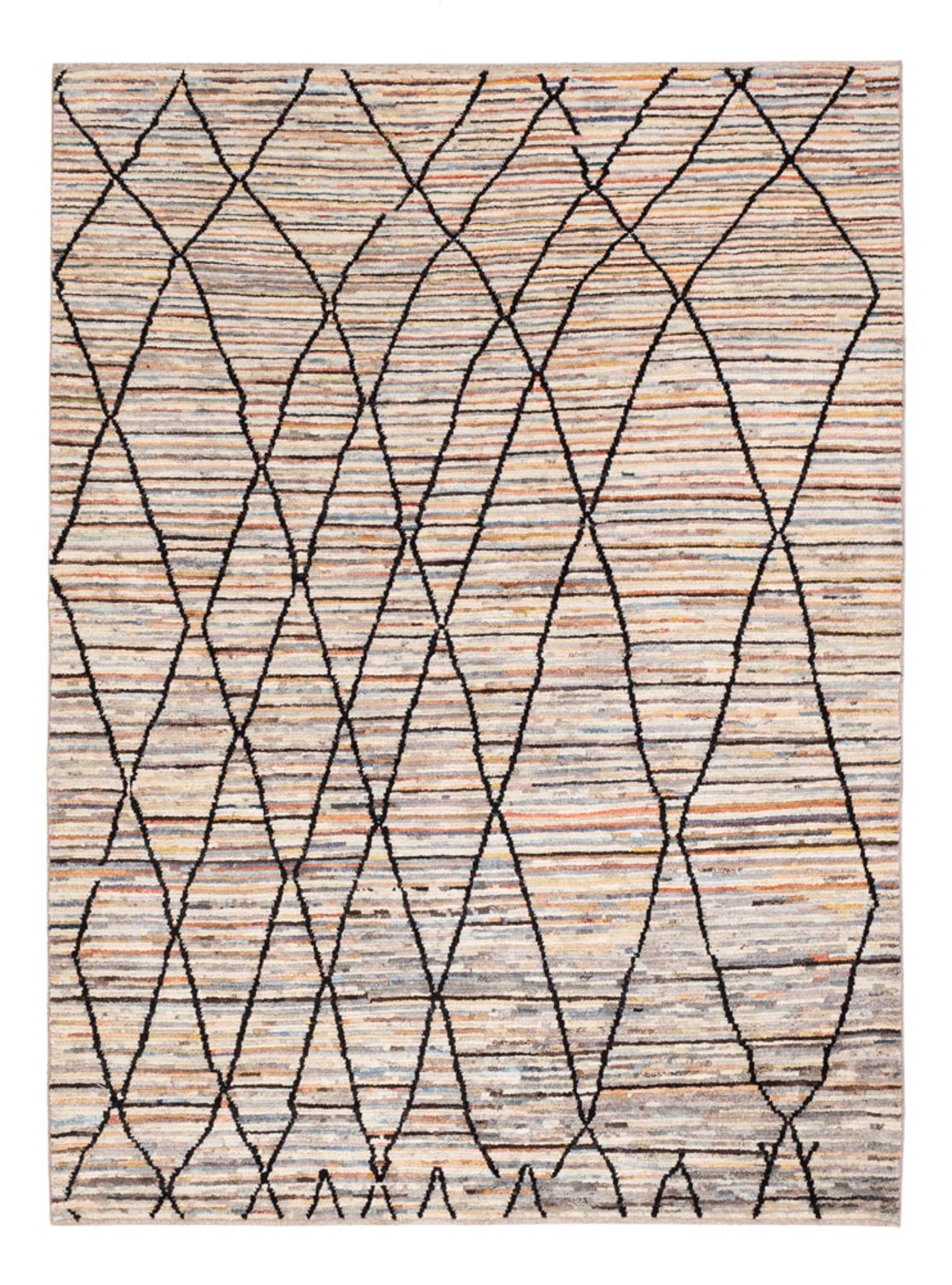 Alfombra bereber - 203 x 151 cm - multicolor