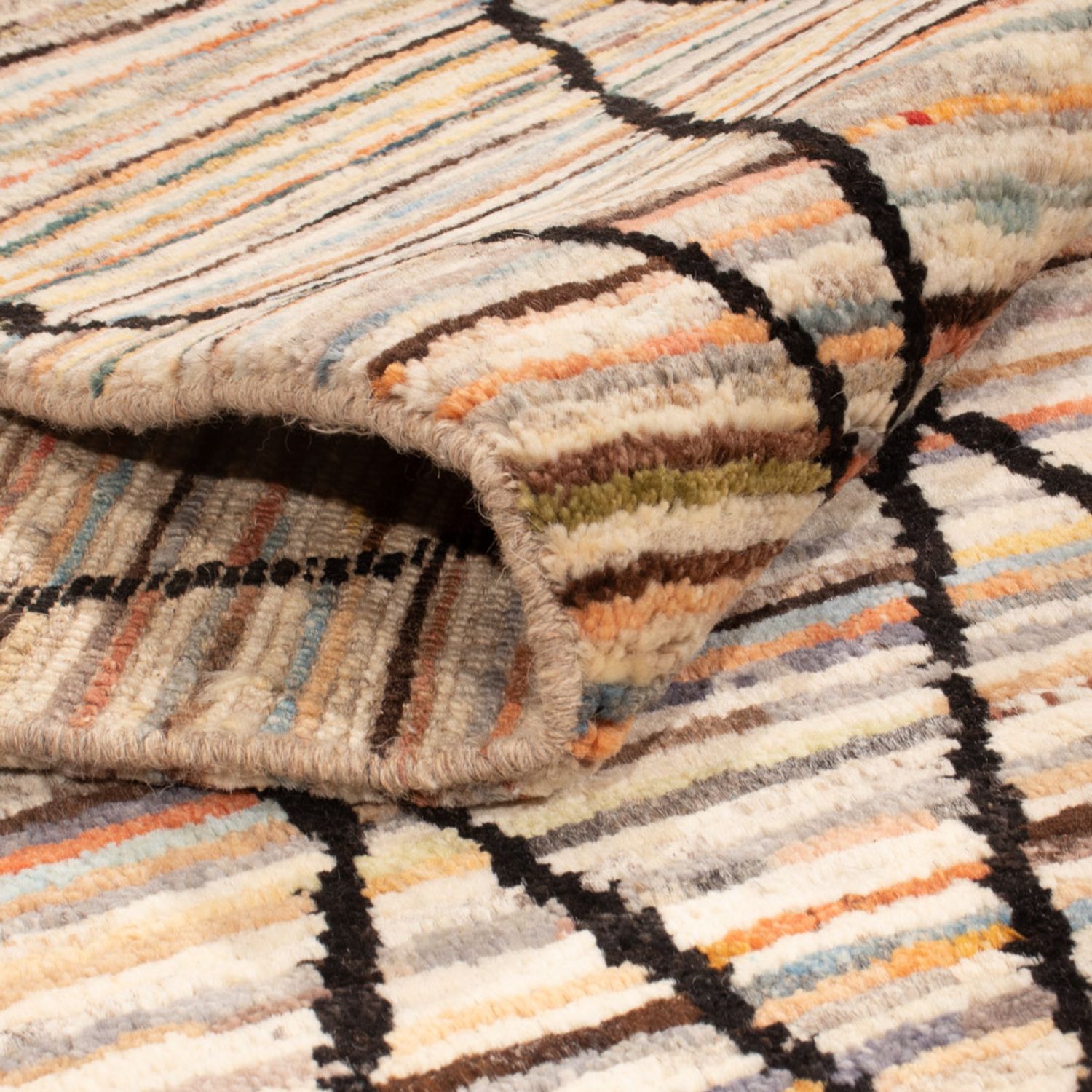 Alfombra bereber - 203 x 151 cm - multicolor