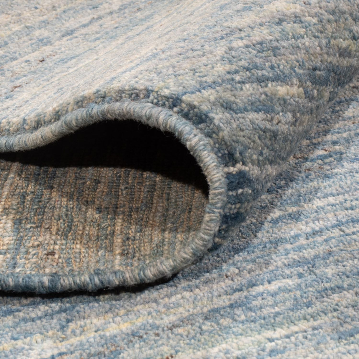 Alfombra bereber - 242 x 172 cm - azul marino