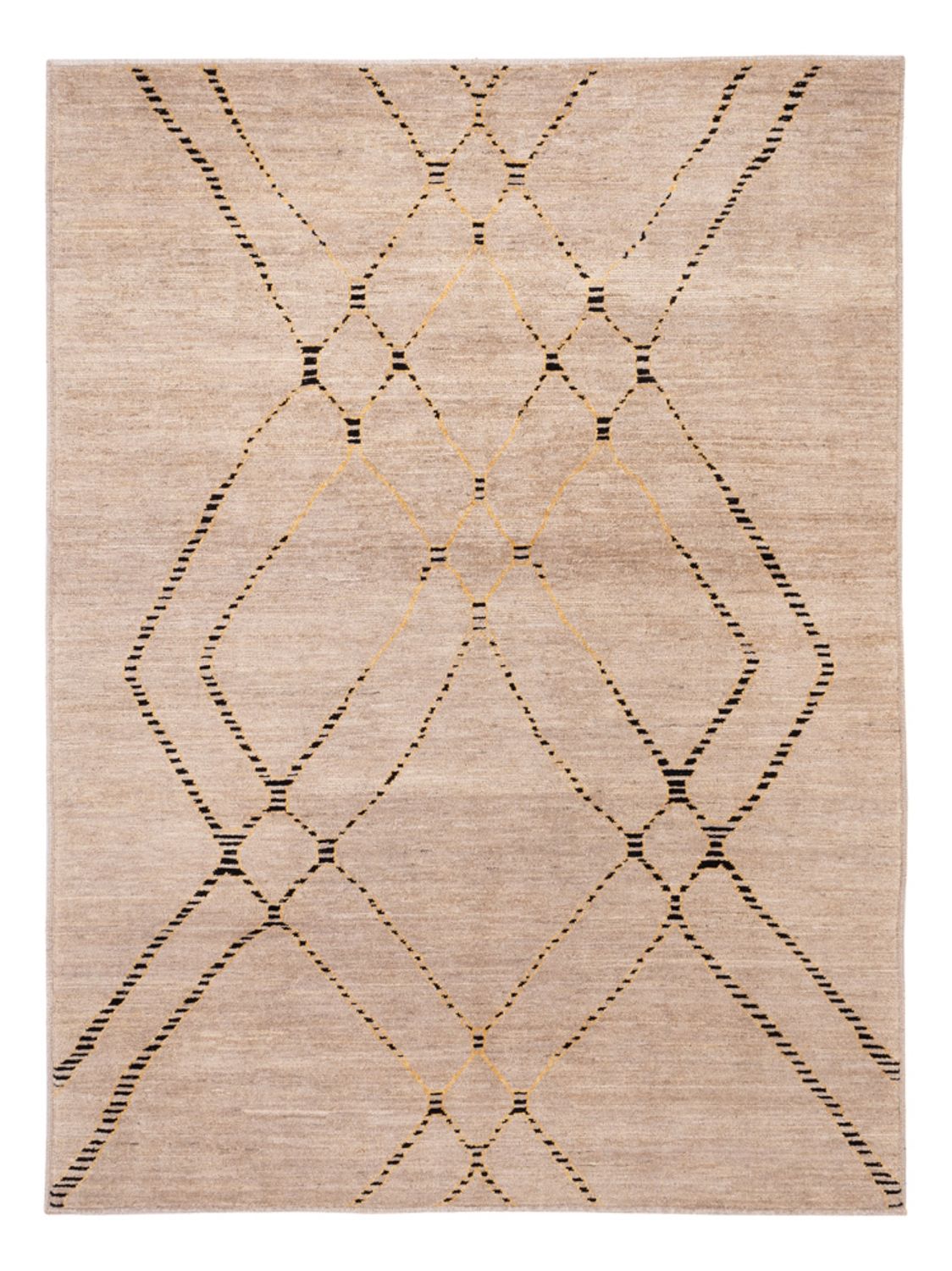 Berberský koberec - 203 x 149 cm - béžová