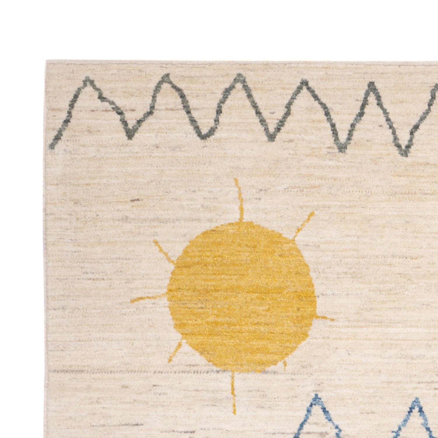 Alfombra bereber - 232 x 170 cm - crema