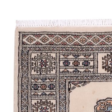 Løper Pakistan teppe - 247 x 77 cm - beige