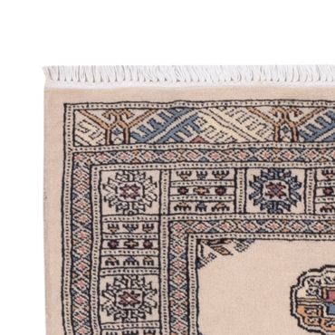 Biegacz Dywan pakistański - 246 x 78 cm - beżowy