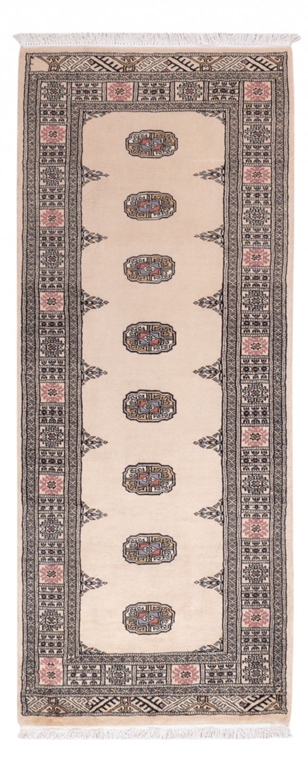 Biegacz Dywan pakistański - 195 x 77 cm - beżowy