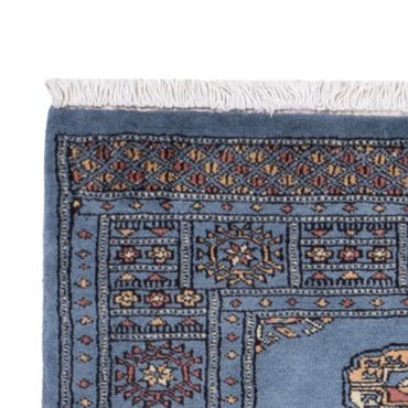 Biegacz Dywan pakistański - 201 x 77 cm - niebieski