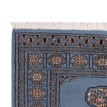 Biegacz Dywan pakistański - 196 x 77 cm - niebieski