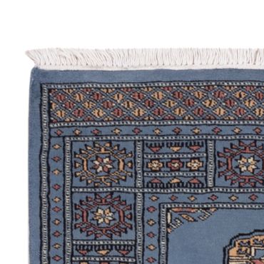 Biegacz Dywan pakistański - 197 x 77 cm - niebieski