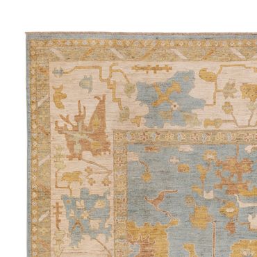 Ziegler Rug - Usak - 306 x 245 cm - turquoise