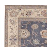 Ziegler Teppich - Usak - 298 x 249 cm - seeblau