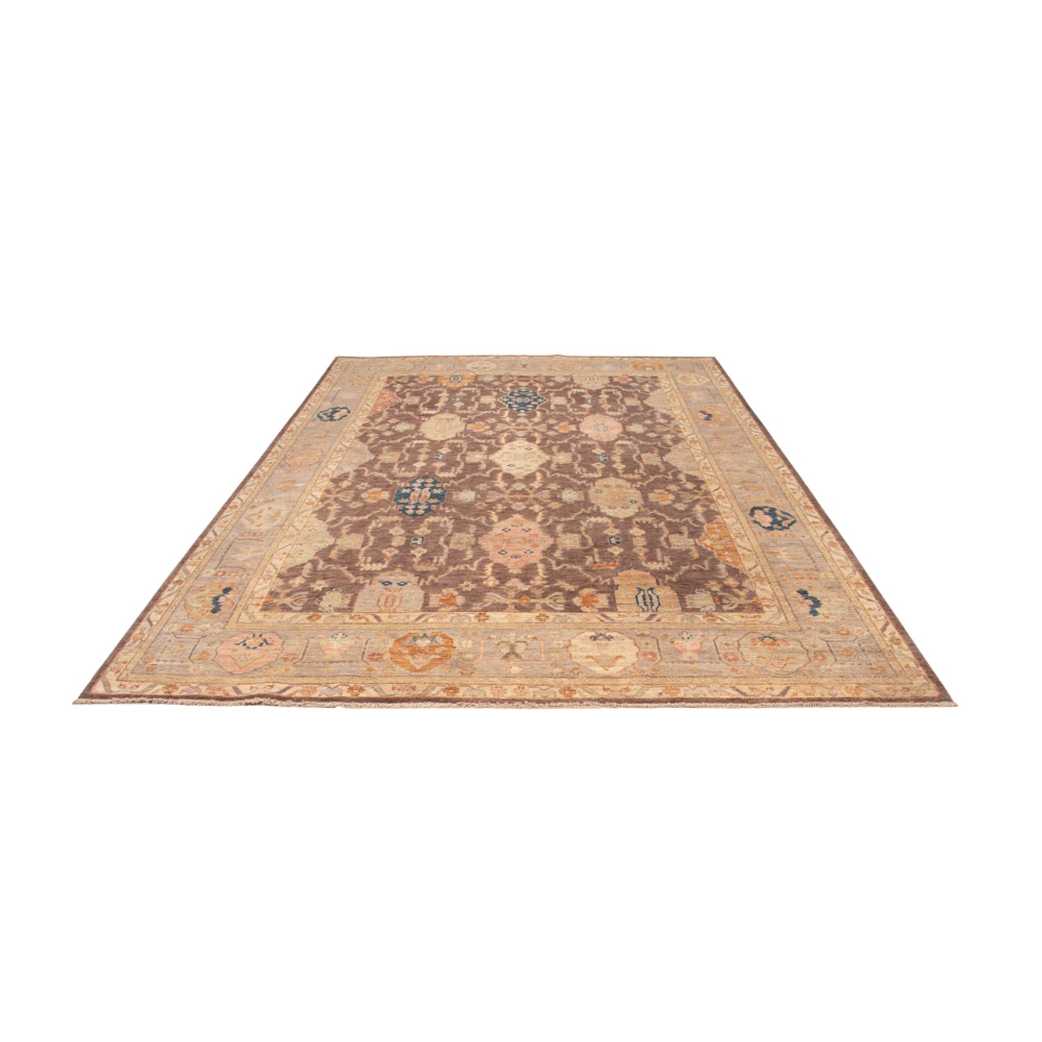 Ziegler Carpet - Usak - 353 x 244 cm - mörk beige