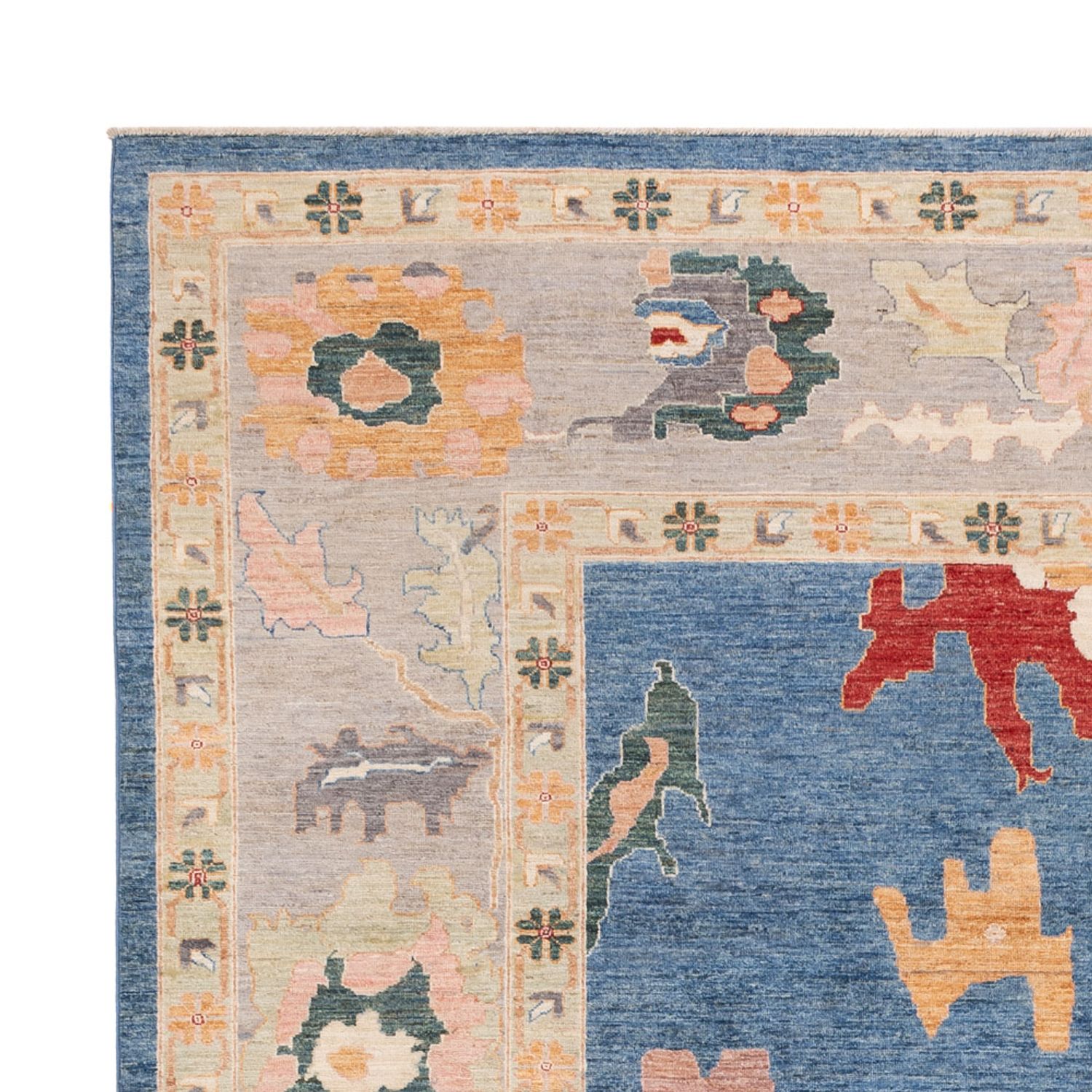 Ziegler Teppich - Usak - 334 x 252 cm - blau