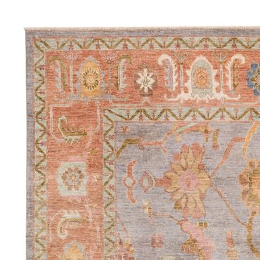 Ziegler Teppe - Usak - 306 x 243 cm - lyseblå