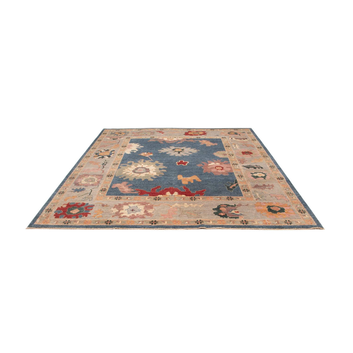 Ziegler Teppich - Usak - 289 x 244 cm - blau