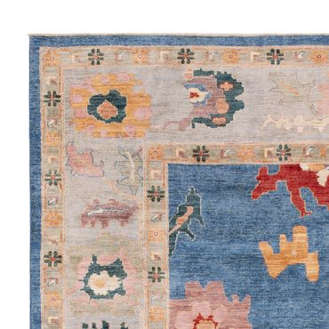 Tapete Ziegler - Usak - 289 x 244 cm - azul