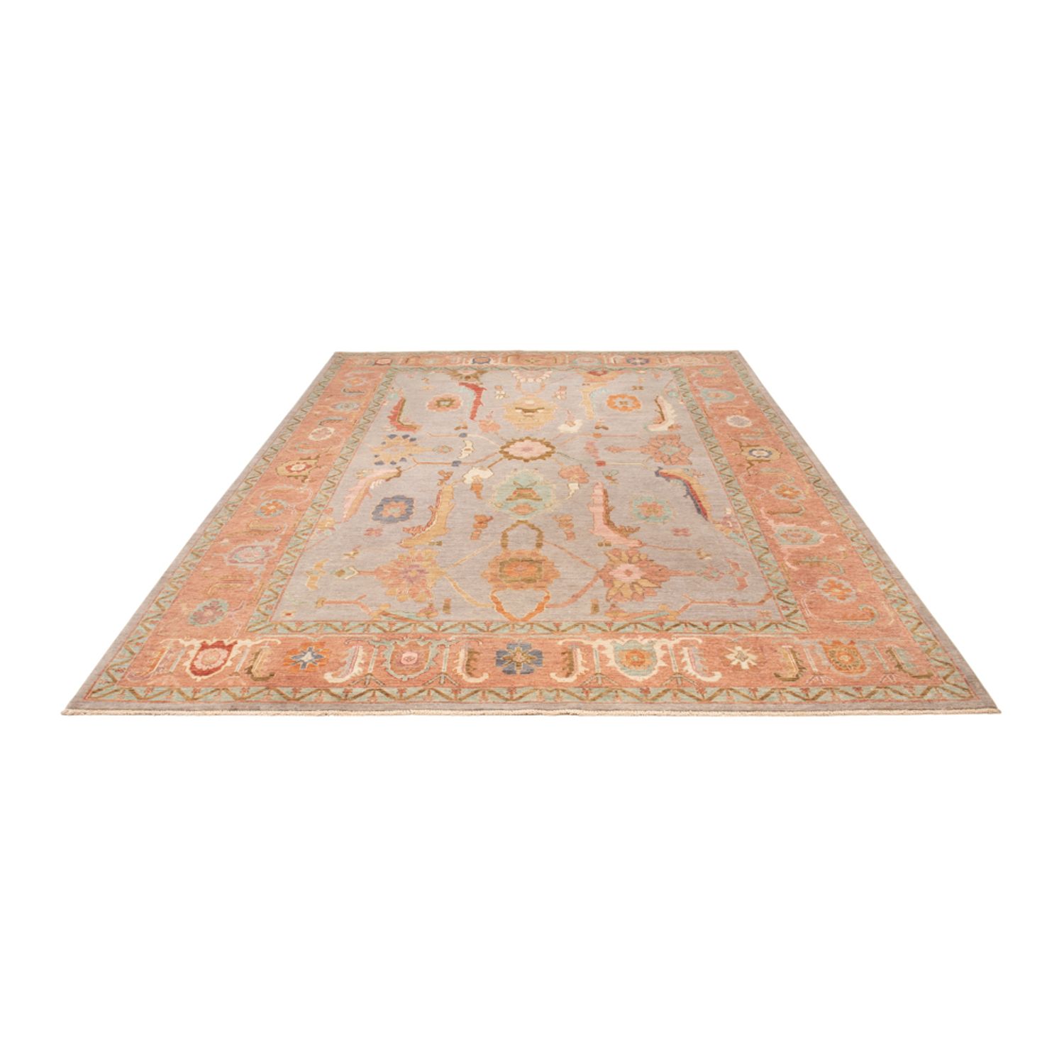 Ziegler Carpet - Usak - 346 x 243 cm - ljusblå