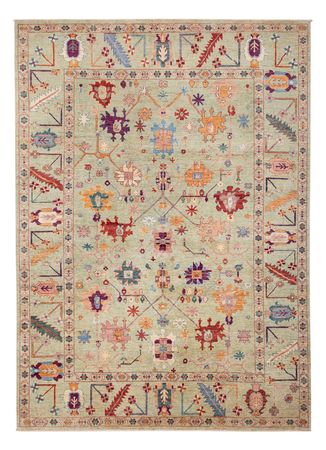 Ziegler Teppich - Usak - 336 x 244 cm - hellgrün