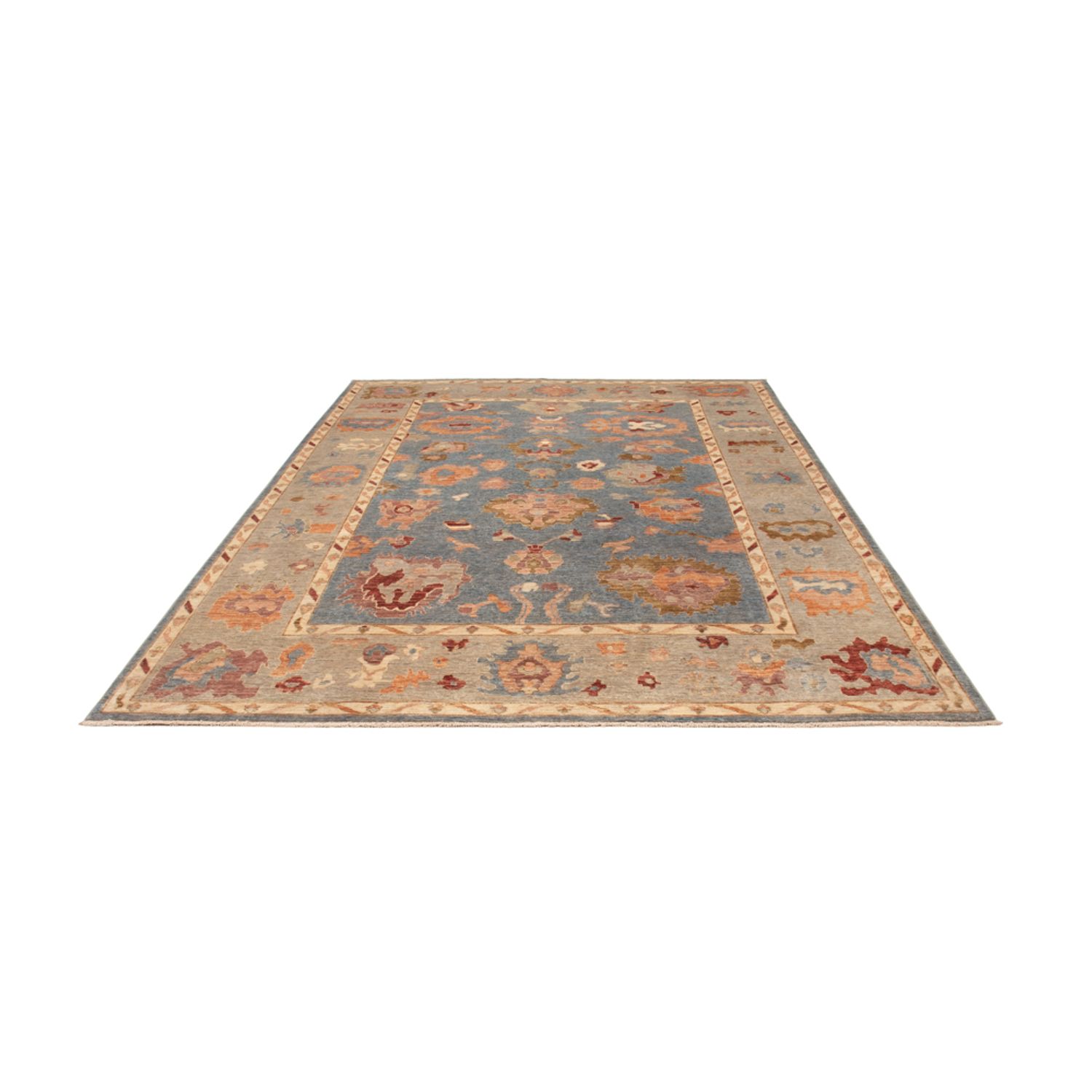 Ziegler Teppich - Usak - 332 x 242 cm - blau