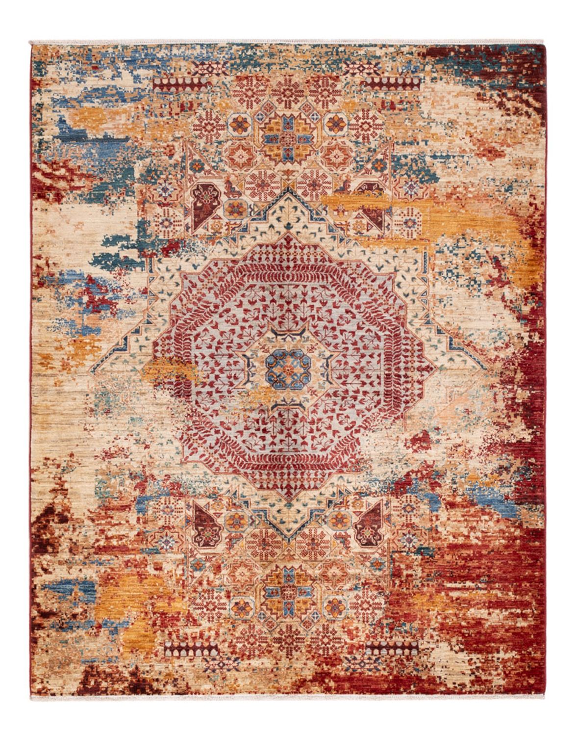 Designový koberec - 198 x 155 cm - vícebarevné