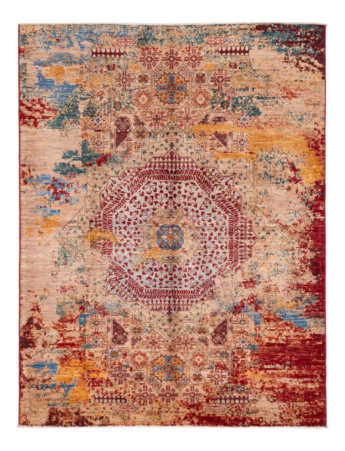 Designový koberec - 201 x 152 cm - vícebarevné