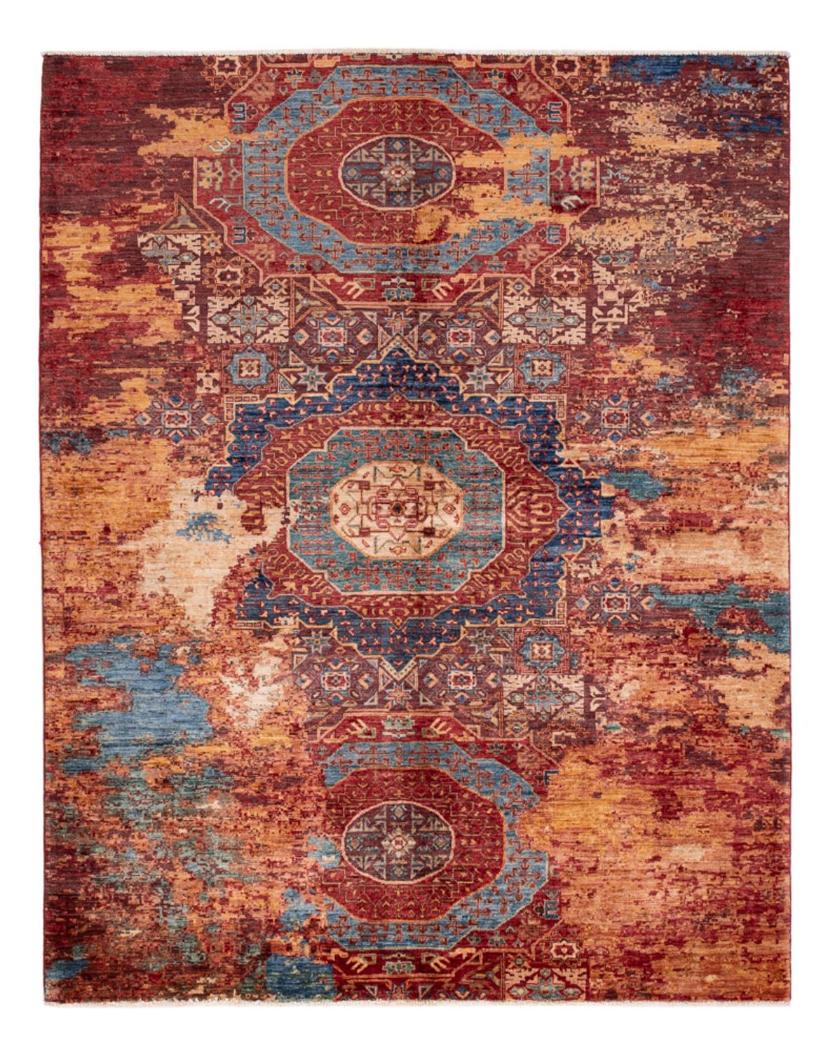 Designový koberec - 195 x 156 cm - vícebarevné
