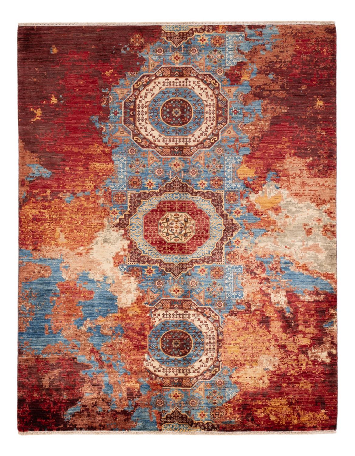 Designový koberec - 198 x 153 cm - vícebarevné