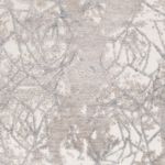 Designový koberec - 203 x 152 cm - stříbrná