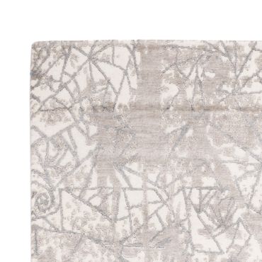 Designer Rug - 206 x 154 cm - silver