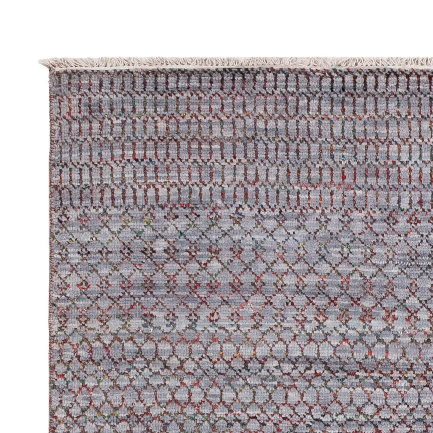 Designový koberec - 195 x 150 cm - tmavě modrá