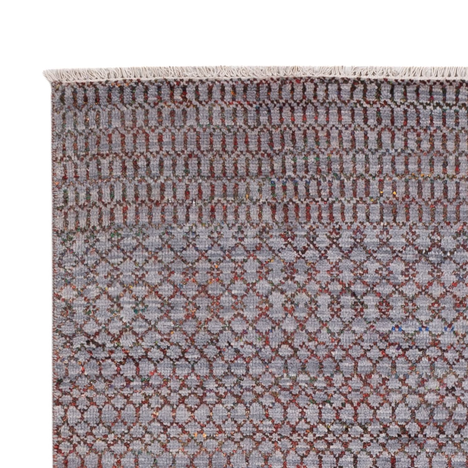 Designový koberec - 199 x 150 cm - tmavě modrá