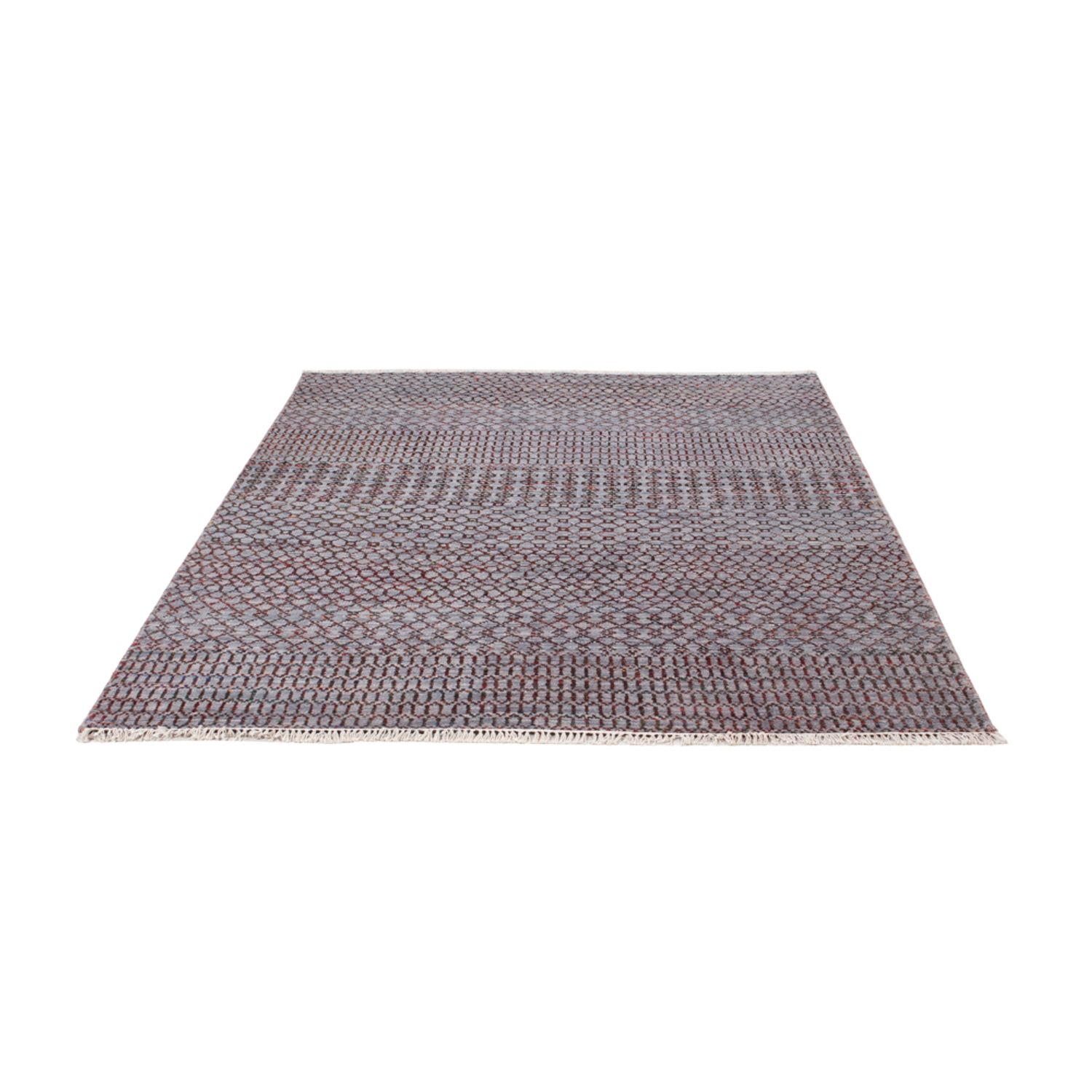 Designový koberec - 199 x 150 cm - tmavě modrá
