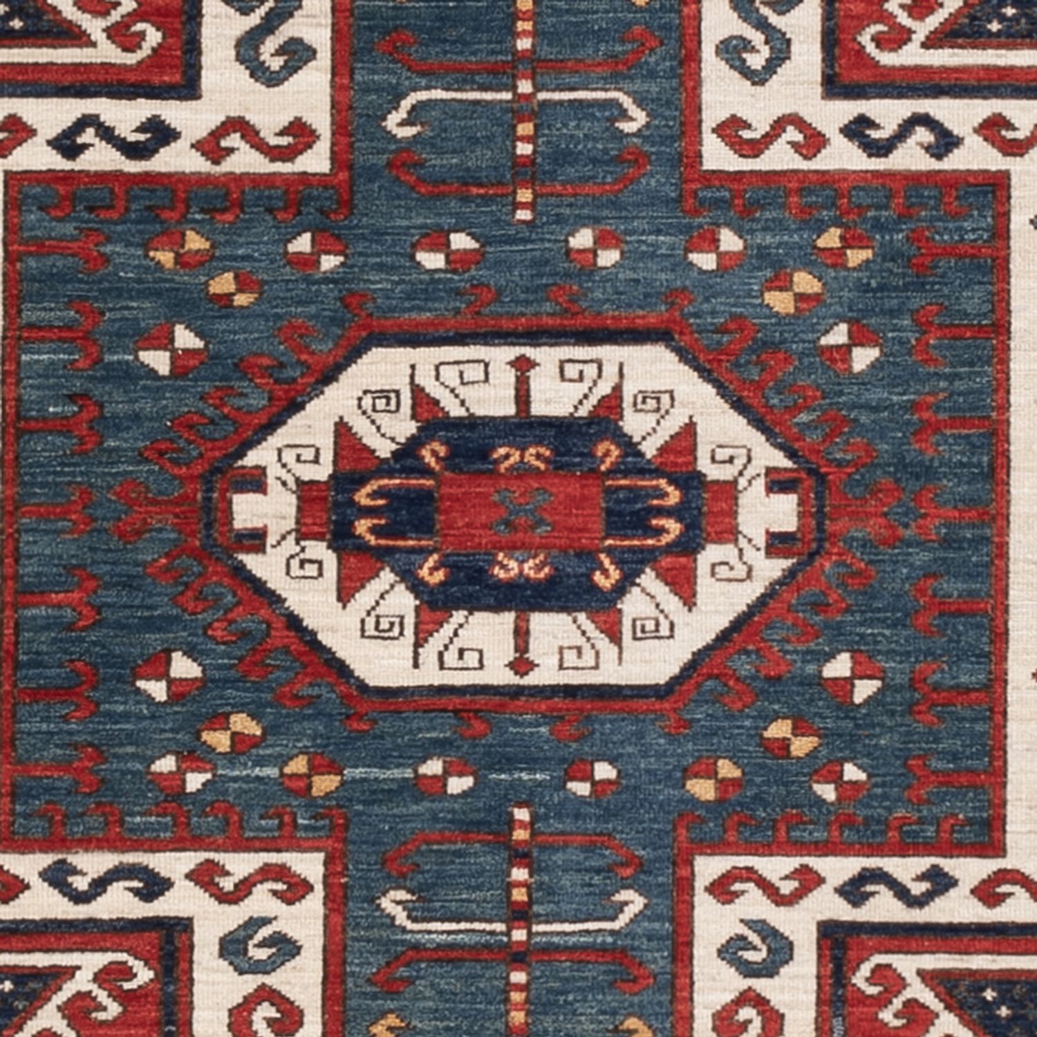 Zieglerův koberec - Kazak - 198 x 146 cm - vícebarevné